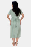 Sweetmoon Maternity Gown - Green — thumbnail 2